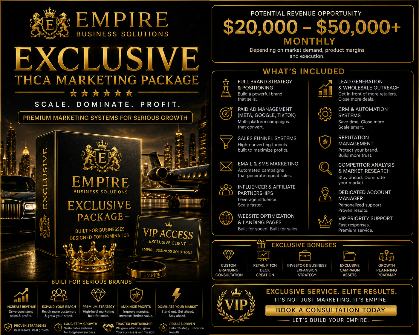 EXCLUSIVE PACKAGE